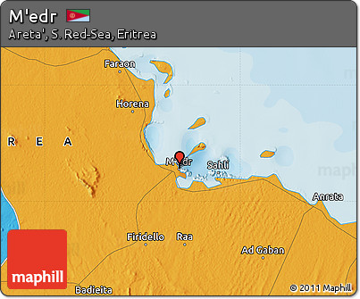 Political Map of M'edr