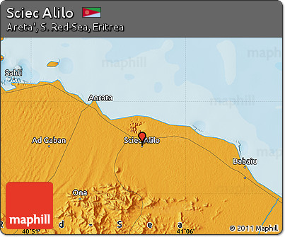 Political Map of Sciec Alilo