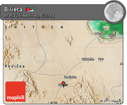 Satellite Map of Bilieta