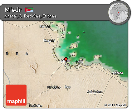 Satellite Map of M'edr