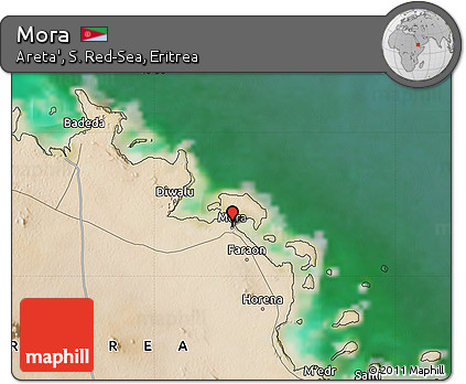 Satellite Map of Mora