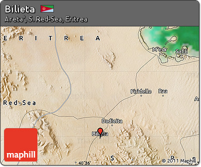 Satellite Map of Bilieta