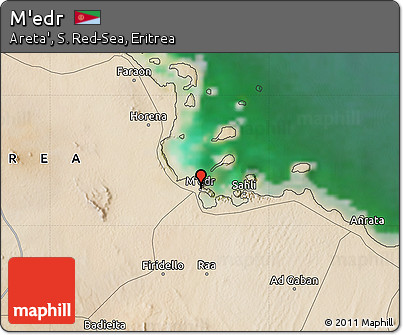 Satellite Map of M'edr
