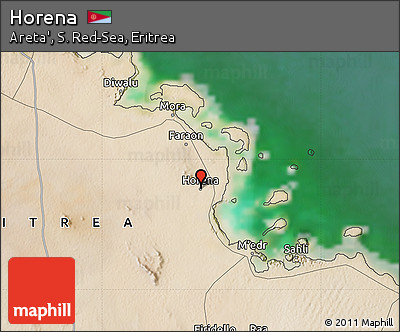Satellite Map of Horena