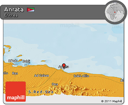 Political Panoramic Map of Anrata