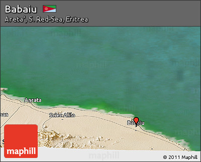 Satellite Panoramic Map of Babaiu