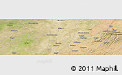 Satellite Panoramic Map of the area around 14° 46' 42" N, 4° 10' 30" W