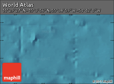 Satellite Map of the Area around 14° 46' 42" N, 55° 10' 29" W