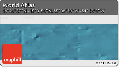 Satellite Panoramic Map of the Area around 14° 46' 42" N, 55° 10' 29" W