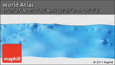 Political Panoramic Map of the Area around 14° 46' 42" N, 57° 1' 29" E
