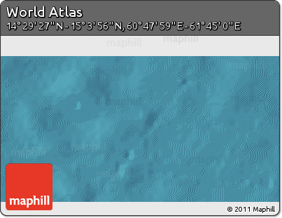 Satellite 3D Map of the Area around 14° 46' 42" N, 61° 16' 29" E