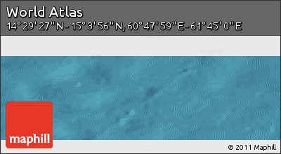Satellite Panoramic Map of the Area around 14° 46' 42" N, 61° 16' 29" E