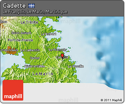 Physical 3D Map of Cadette