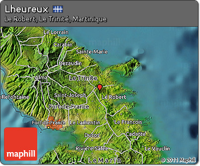 Satellite 3D Map of Lheureux
