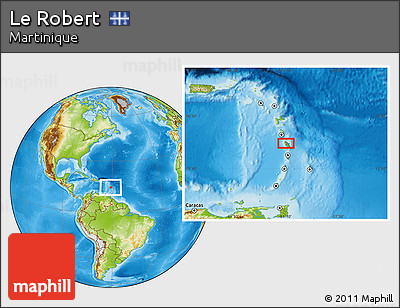Physical Location Map of Le Robert