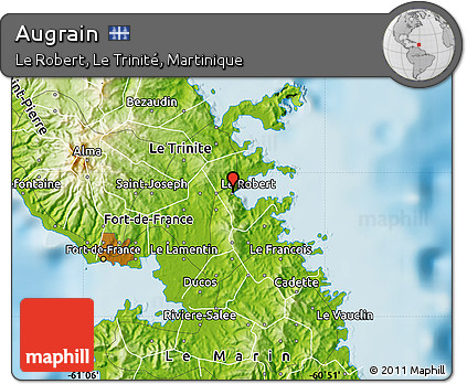 Physical Map of Augrain