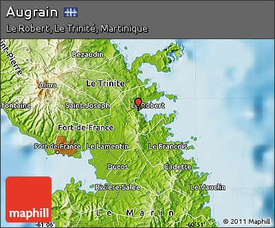 Physical Map of Augrain