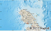 Shaded Relief Map of Quartier Rivière Roche