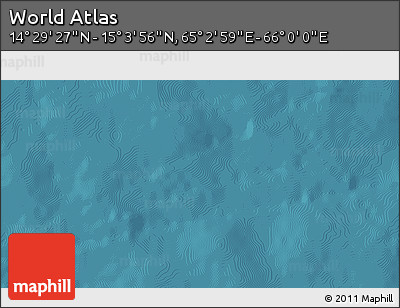 Satellite 3D Map of the Area around 14° 46' 42" N, 65° 31' 30" E