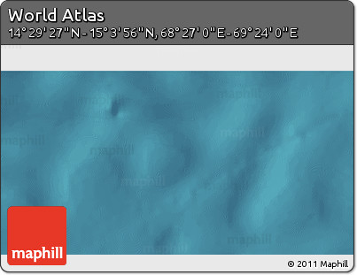 Satellite 3D Map of the Area around 14° 46' 42" N, 68° 55' 30" E