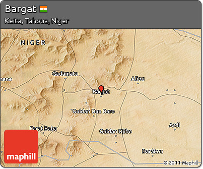 Satellite 3D Map of Bargat