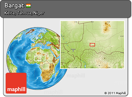Physical Location Map of Bargat