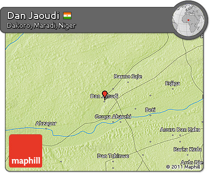 Physical 3D Map of Dan Jaoudi