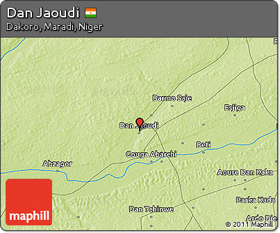 Physical 3D Map of Dan Jaoudi