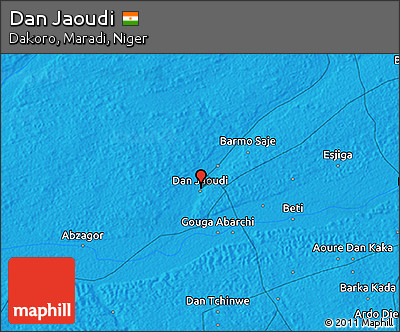 Political 3D Map of Dan Jaoudi