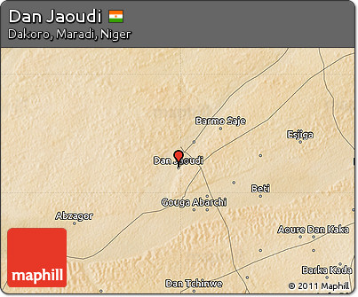 Satellite Map of Dan Jaoudi