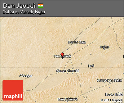 Satellite Map of Dan Jaoudi
