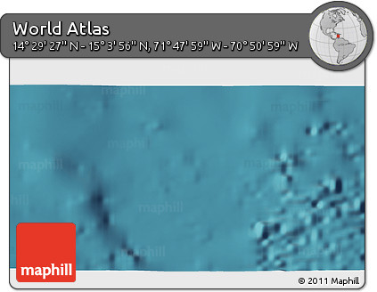Satellite 3D Map of the Area around 14° 46' 42" N, 71° 19' 29" W