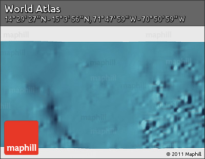 Satellite 3D Map of the Area around 14° 46' 42" N, 71° 19' 29" W