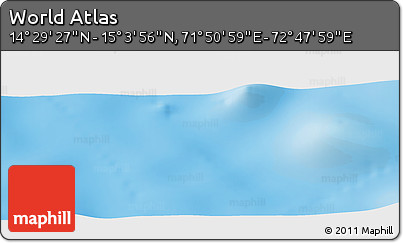 Physical Panoramic Map of the Area around 14° 46' 42" N, 72° 19' 29" E
