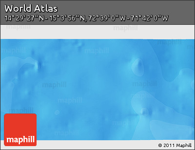 Political 3D Map of the Area around 14° 46' 42" N, 72° 10' 30" W