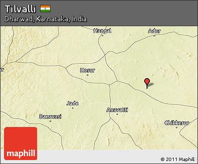 Physical 3D Map of Tilvalli