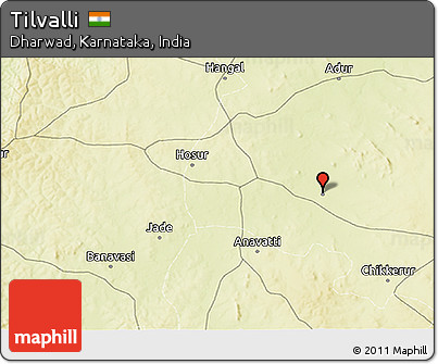 Physical 3D Map of Tilvalli