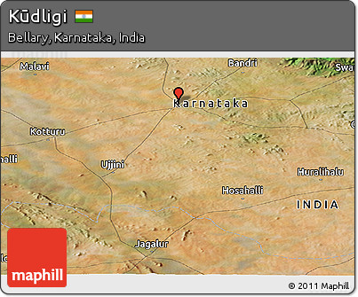 Satellite Panoramic Map of Kūdligi