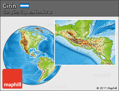 Physical Location Map of Cirín