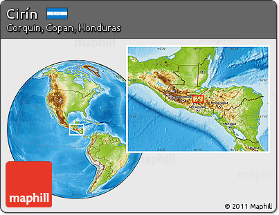 Physical Location Map of Cirín