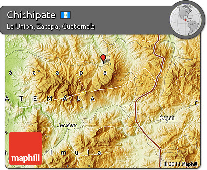 Physical Map of Chichipate