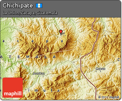 Physical Map of Chichipate