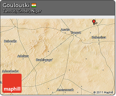 Satellite 3D Map of Goulouski