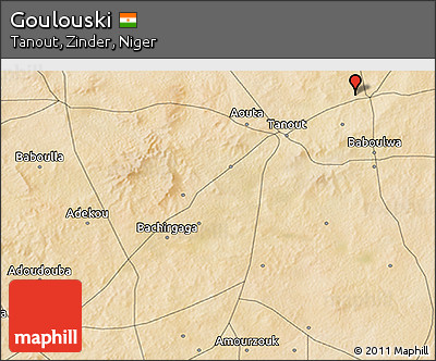 Satellite 3D Map of Goulouski