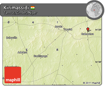 Physical Map of Kirimassidi