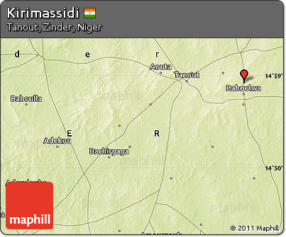 Physical Map of Kirimassidi