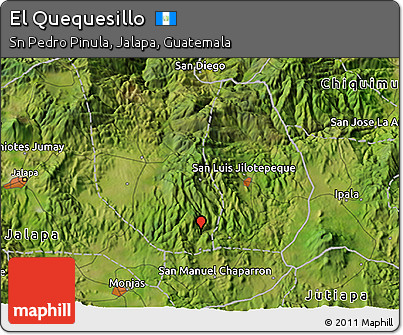 Satellite 3D Map of El Quequesillo