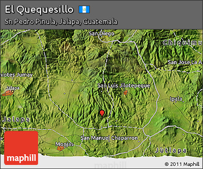 Satellite 3D Map of El Quequesillo