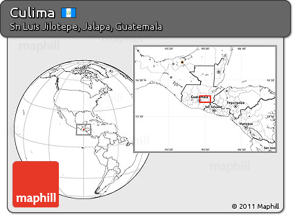 Blank Location Map of Culima