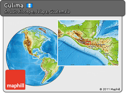 Physical Location Map of Culima